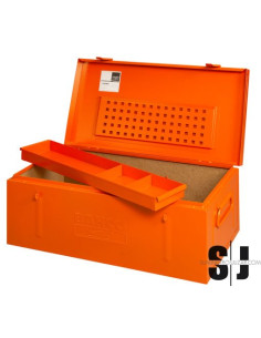 Caja metálica de albañil de 830 mm x 440 mm x 340 mm