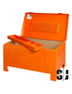 Caja metálica de albañil de 910 mm x 530 mm x 530 mm