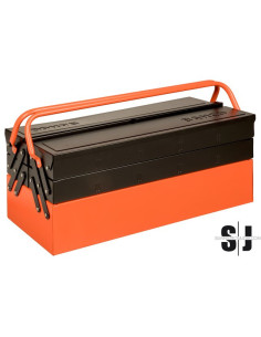 Caja de herramientas con 5 compartimentos de 215 mm x 225 mm x 570 mm y 12 kg