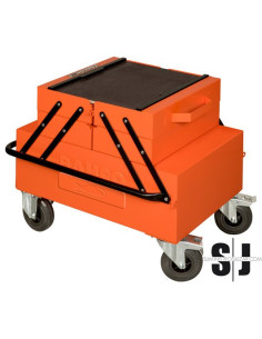 Cajas de herramientas metálicas con ruedas de 195 mm x 637 mm x 1203 mm
