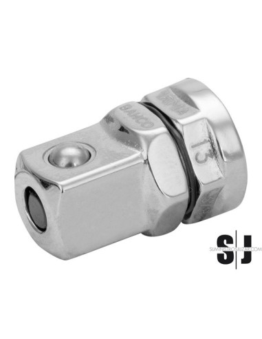 Adaptador para puntas y vasos con cuadradillo de 3/8" para llaves de carraca de 13 mm