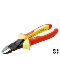 Alicates de corte diagonal ERGO™ con mangos aislados y acabado fosfatado, 140 mm