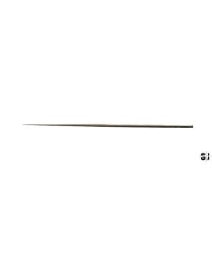 Lima redonda de aguja, corte suave, sin mango, 140 mm