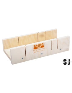 Inglete de madera con pared lateral, 300 mm x 104 mm x 50 mm