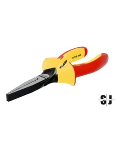 Alicates ERGO™ de boca plana y cabeza larga, con mangos bi-materiales aislados (160 mm)