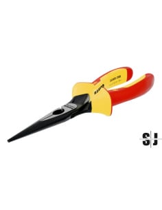 Alicates ERGO™ de boca semirredonda con mangos bi-materiales aislados (200 mm)