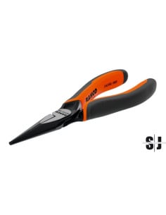 Alicates ERGO™ de boca semirredonda sin corte con mangos bi-materiales (180 mm)