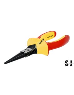 Alicates ERGO™ de boca redonda con mangos bi-materiales aislados (160 mm)