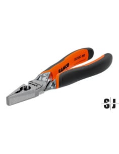 Alicates ERGO™ universales cromados, con mangos bi-materiales (200 mm) Embalaje industrial