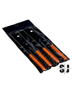 Juego de punzones y ganchos en miniatura de 250 mm x 80 mm x 17 mm (4 piezas)