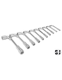 Juego de llaves de tubo acodadas de dos bocas métricas con perfil Dynamic-Drive™ de 12 x 6 puntos (11 piezas/caja)