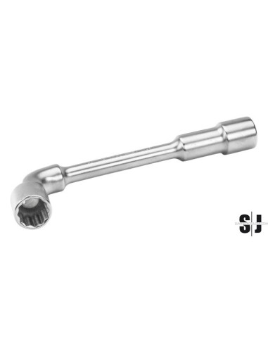 Llave de tubo acodada de dos bocas con perfil Dynamic-Drive™ de 12 x 6 puntos de 10 mm y 125 mm