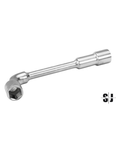 Llave de tubo acodada de dos bocas con perfil Dynamic-Drive™ de 6 x 6 puntos de 10 mm y 136 mm