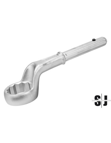 Llave de estrella extra-acodada para aplicaciones intensivas de 24 mm y 180 mm