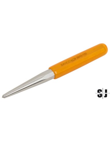 Granete de 3 mm con mango octogonal y protector para la mano, 100 mm