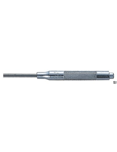 Botador cilíndrico de 2,4 mm con manguito guía estriado, 90 mm