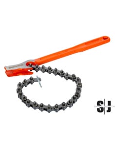 Llave de cadena para tubos, de 110 mm de diámetro (300 mm)