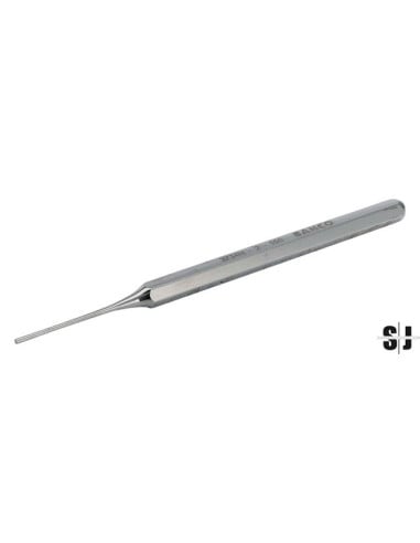 Botador cilíndrico de 9 mm con mango hexagonal, 150 mm