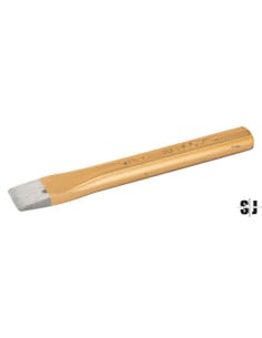 Cincel de chapista de 18 mm con mango plano ovalado y acabado lacado color cobre, 150 mm