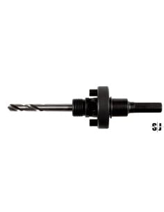 Soporte para coronas con función de cambio rápido para coronas de sierra de carburo, 32 mm x 210 mm x 11,1 mm, caja de cartón