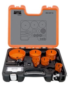 Juego de coronas de sierra bi-metal Sandflex® de 51-114 mm (7 piezas)