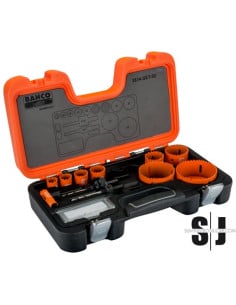 Juego de coronas de sierra bimetal Sandflex® para planchas de metal/madera, 16 mm-83 mm, 11 unidades