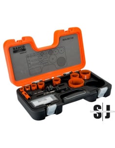 Juego de coronas de sierra bi-metal Sandflex® de 16-67 mm para planchas de metal/madera (11 piezas)