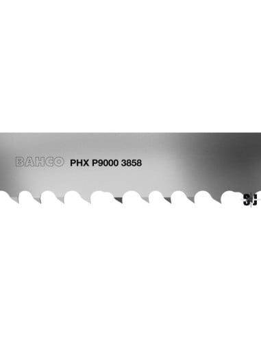3/4 TPI 1.3 mm x 54 mm - Hoja de sierra de cinta bi-metal de corte de metal de producción para aleaciones grandes y difíciles, c
