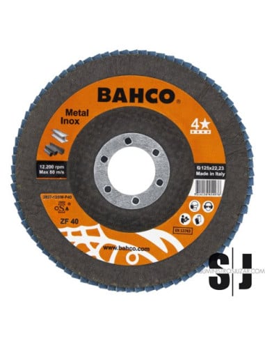 Discos abrasivos de láminas para inox. y metal 115 x P40 x 22.23mm