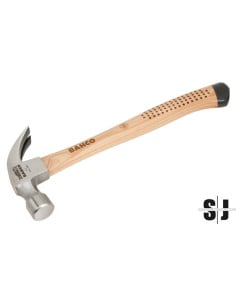 Martillo de uña con mango de madera con superficie antideslizante-24