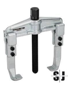 Extractor universal de dos garras con husillo templado por inducción y acabado galvanizado, 50-160 mm, 150 mm