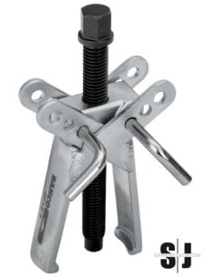 Extractor de tipo tijera con acabado galvanizado, 70-85 mm