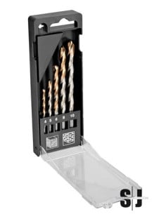 Juego de brocas para hormigón con punta de carburo (5 piezas)