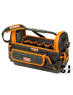 Bolsa portaherramientas textil abierta con base rígida de 32 L de 350 mm x 230 mm x 500 mm