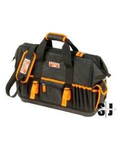 Bolsa portaherramientas textil de 32 L con cierre y base rígida de 300 mm x 235 mm x 500 mm