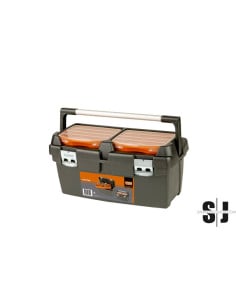 Caja de herramientas de plástico «heavy duty» de 600 mm y 37 L