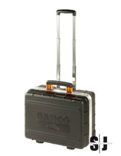 Maleta rígida con ruedas de 42 l con asa telescópica y tiras de goma de 465 mm x 215 mm x 352 mm