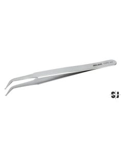 Pinzas SMD para manipular y colocar componentes de SOT de 2-3 patas con un ángulo de 45° y 115 mm