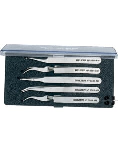 Juego de pinzas SMD de acero inoxidable (5 piezas)
