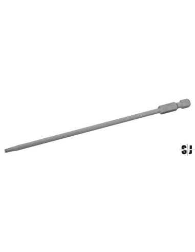 Punta estándar 1/4" para tornillos TORX® T15 de 150 mm (2 piezas/blíster)