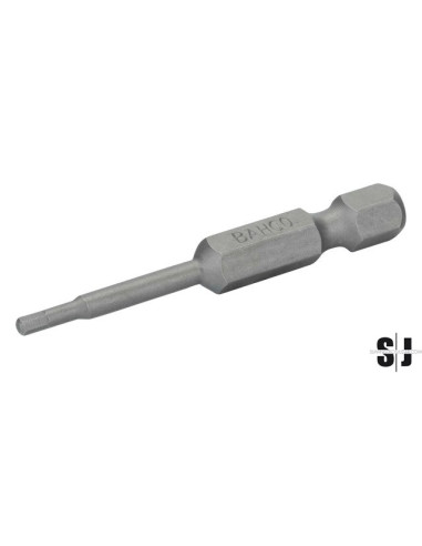 Punta estándar 1/4" y 50 mm para tornillos hexagonales de 3 mm (2 piezas/blíster)