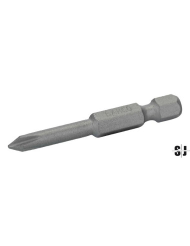 Punta estándar 1/4" y 50 mm para tornillos Phillips PH1 (5 piezas/caja de plástico)