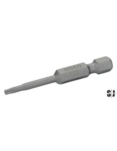 Punta estándar 1/4" para tornillos TORX® T20 de 50 mm (5 piezas/caja de plástico)