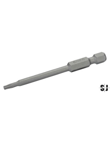 Punta estándar 1/4" para tornillos TORX® T10 de 70 mm (5 piezas/caja de plástico)