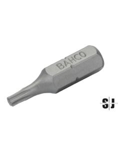 Puntas estándar 1/4" para tornillos TORX® T4 de 25 mm - 5 piezas en caja de plástico
