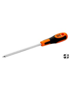 Destornillador Pozidriv con mango de goma (PZ1 x 100 mm)