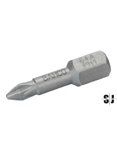 Puntas de torsión ACR de 1/4" para tornillos Phillips de 25 mm