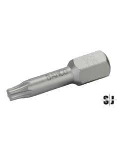 Puntas de destornillador de torsión, de acero inoxidable y de 1/4" para tornillos TORX® (25 mm)