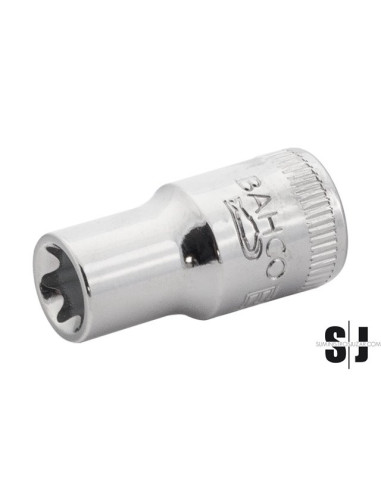 Vaso con cuadradillo de 1/4" y perfil TORX® E10