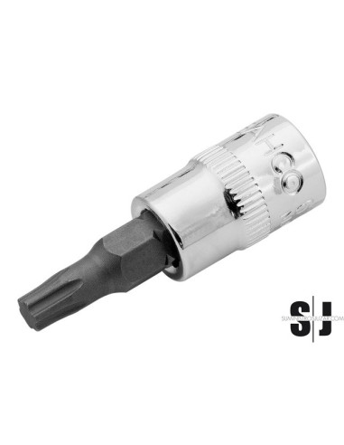 Vaso con punta y cuadradillo de 1/4" para tornillos TORX PLUS® de 10 mm